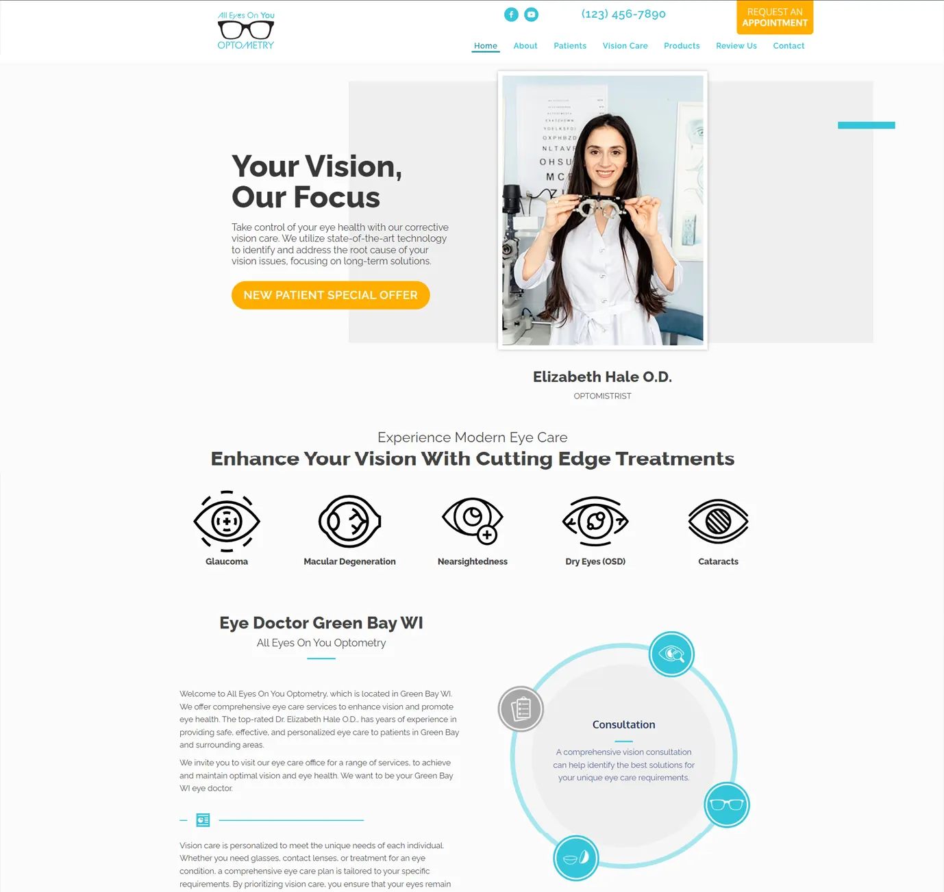 Optometry Example Sites Preview Image FInal Axel 2.0