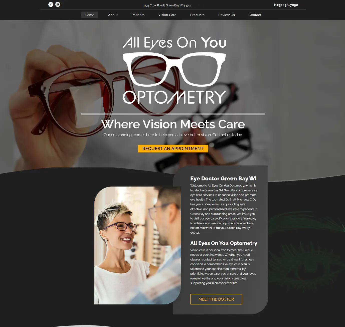 Optometry Example Sites Preview Image FInal Leaf Dark